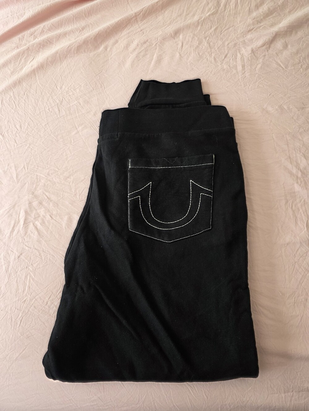TRUE RELIGION BLK SWEATS/JOGGERS 2X